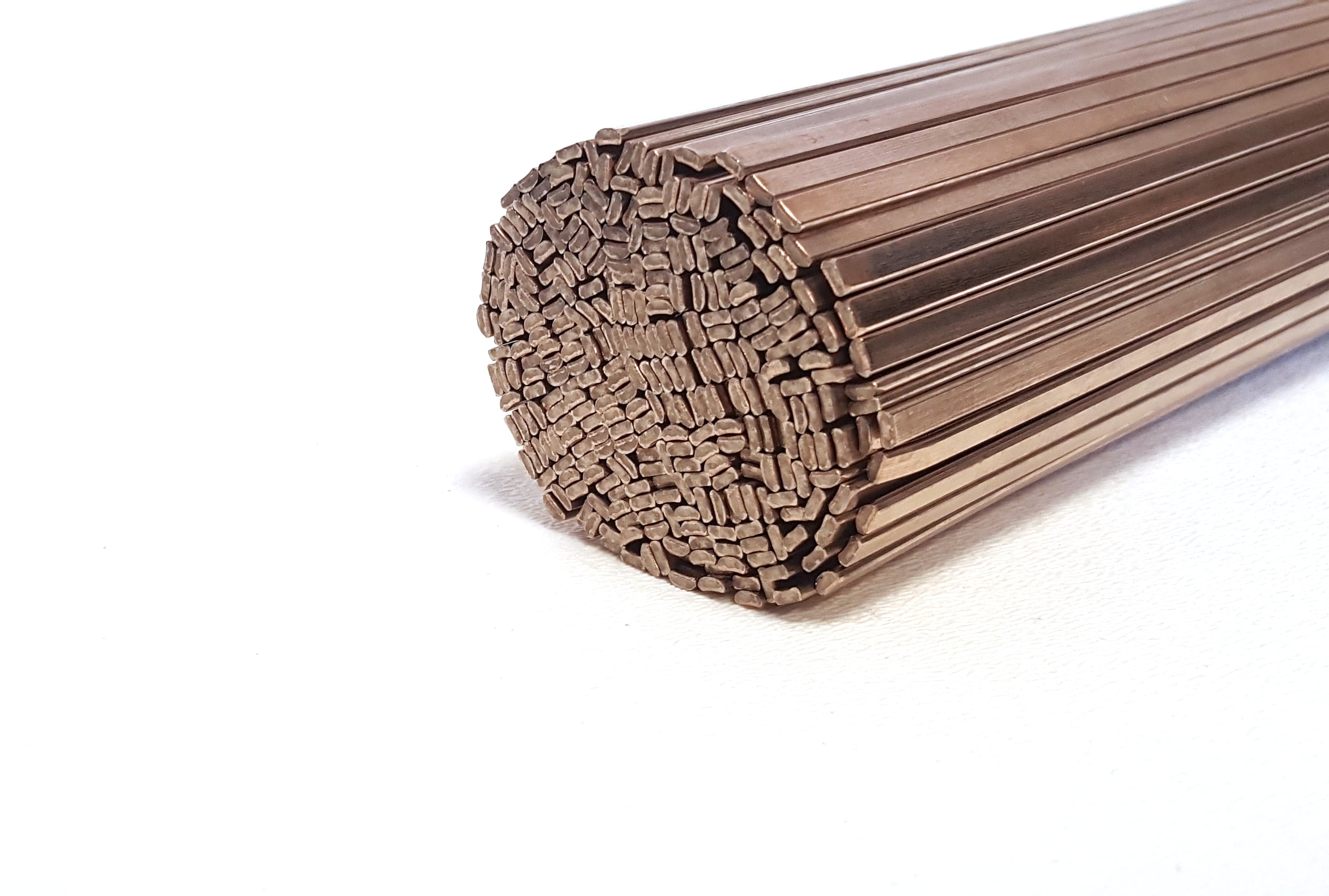 BCuP6 Silver PhosCopper Brazing Rod 2 Silver Flat 1/8" x 0.05