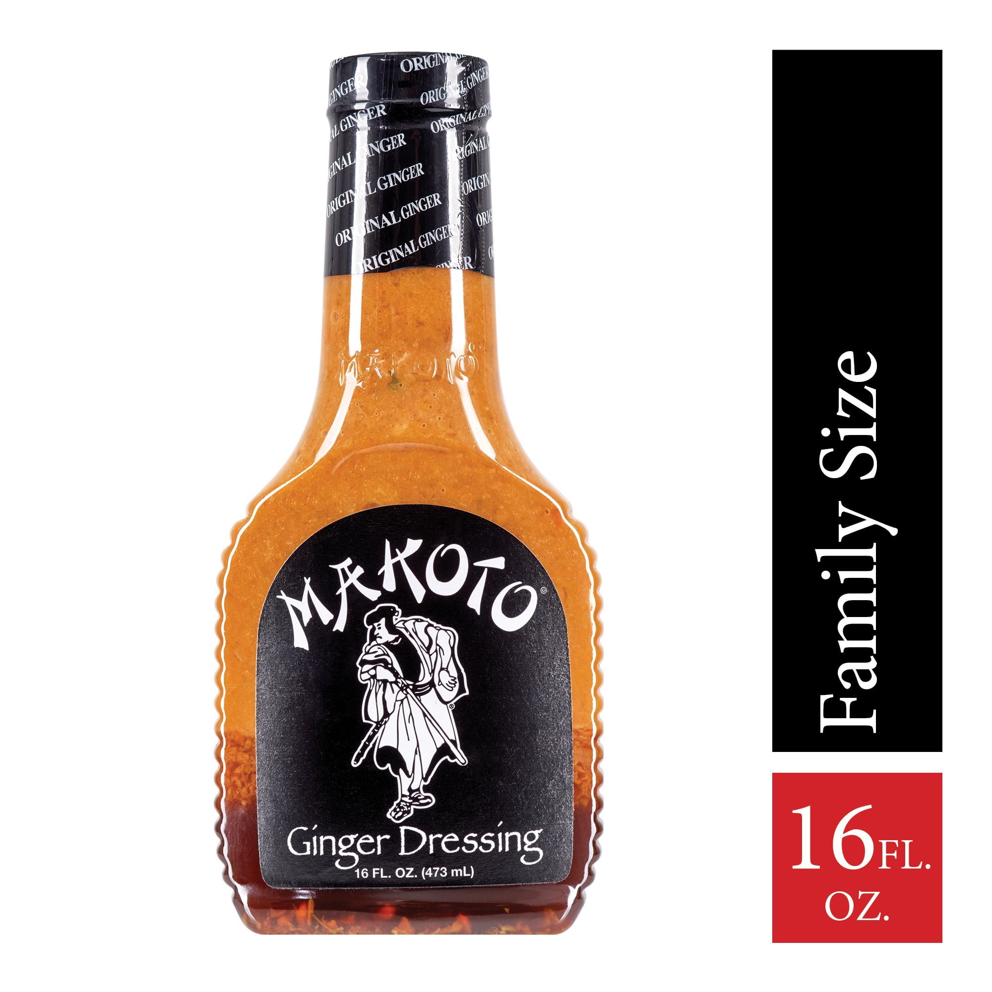 Makoto Original Ginger Refrigerated Salad Dressing, 16 Fluid Oz Bottle