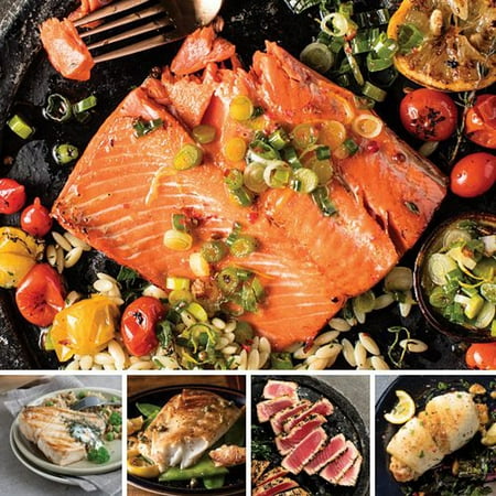 Omaha Steaks Catch of the Bay Father's Day Gift Holiday Food Christmas Gift Package Gourmet Deluxe Steak