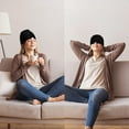 thumbnail image 4 of Chapeau Rafraîchissant en Gel pour Masque Migraine, Chapeau Extensible pour Maux de Tête, Pack de Compression Froid Réutilisable pour Soulager la Tension, le Stress, le Refroidissement, 4 of 5