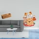 thumbnail image 2 of Caja De Pañuelos Con Control Remoto Y Reloj De Pared Con Forma De Gato, Silencioso, Sin Tictac, Para Dormitorio Infantil, Cocina, Oficina Y Hogar., 2 of 8
