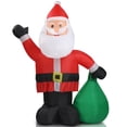 thumbnail image 5 of Tcbosik 6ft Christmas Inflatable Santa Claus with Gift Bag, Blow-up Xmas Holiday Decoration with Built-in LED Lights for Indoor & Outdoor, Holiday Party Home Decor, Red, 5 of 10