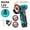 EU plug 1 battery, variant on HILDA 3 inch Mini Angle Grinder 12v Cordless Power Tool For Cutting Diamond Polishing And Grinding Rechargeable Angle Grinder
