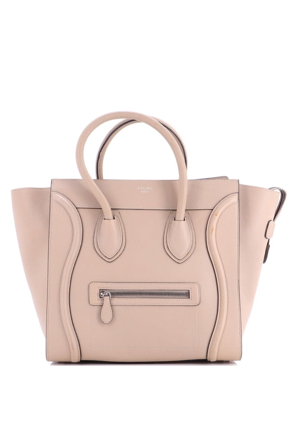 Pre-Owned Luggage Bag Grainy Leather Mini By Rebag