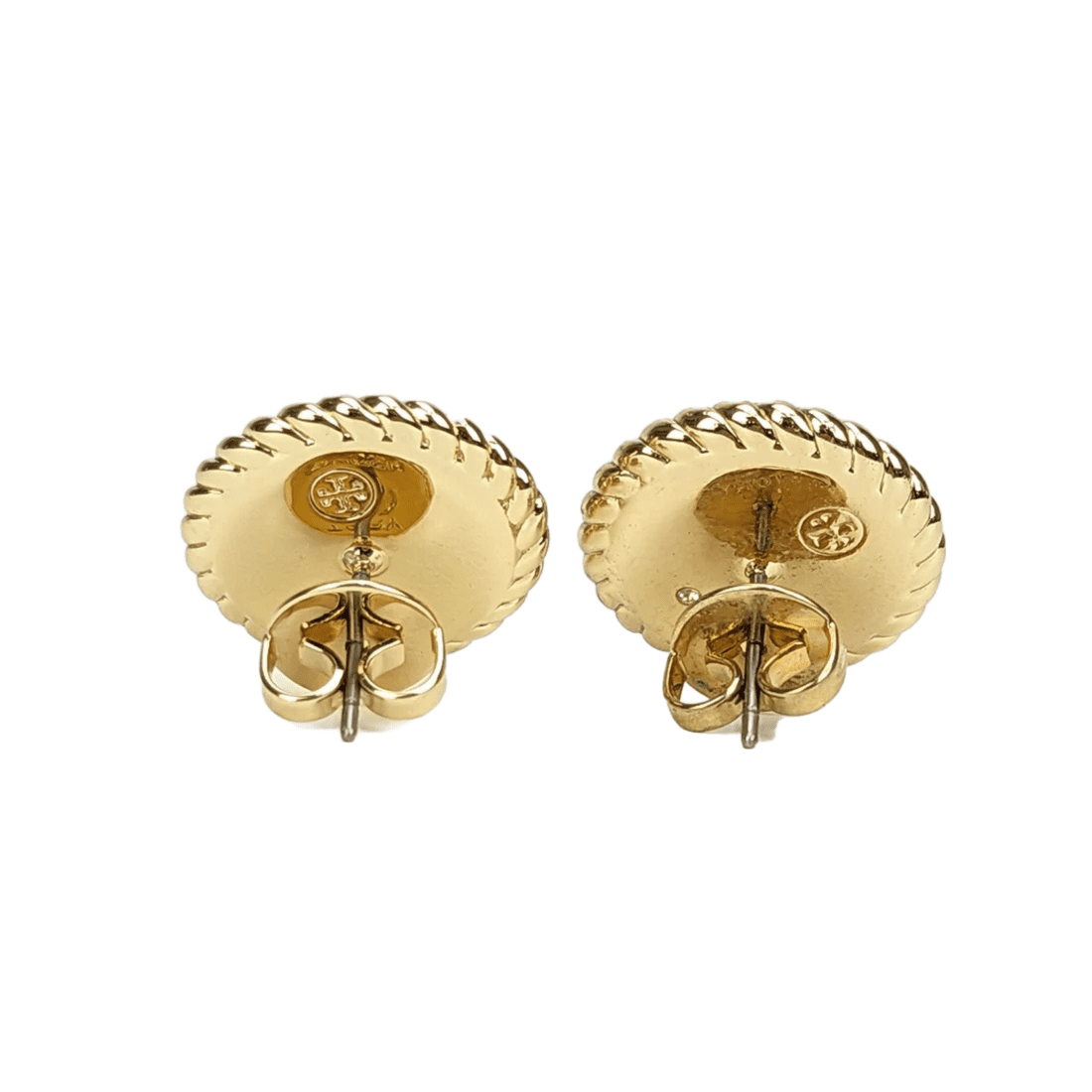 【関税&送料込】Tory Burch Earrings Amazon.com: Tory Burch Extra Large Logo Stud Earring Two