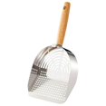 thumbnail image 2 of FENGGHAO Cat Litter Scoop Stainless Steel Mesh Scooper Long Handle Deep Shovel Non-Stick Coated Metal Litter Scoop for Litter Box Kitten Pooper Lifter (Hole:3.8mm/Regular Cat Litter Scoop), 2 of 6