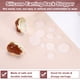 thumbnail image 3 of Uxcell 100 Pcs 5 mm Tapones de respaldo para aretes de silicona almohadillas claras, 3 of 6