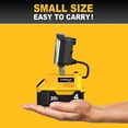 thumbnail image 2 of Ecarke Cordless Portable Led Work Light for Dewalt 20v Max Rechargeable Battery 6000K 12W 1200lm, 2 of 8