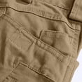 thumbnail image 4 of Mens Tactical Stretch Outdoor Cargo Shorts Wear Resistant Rip Stop Work Hiking Fishing Shorts Brown 4XL, 4 of 7