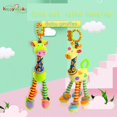 thumbnail image 2 of Infant Crib Bed Stroller Toy Baby Rattles Mobiles Cartoon Animal Hanging Bell Giraffe Bed Hanging Baby Educational Toys heqiyong LED, 2 of 2