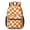 Orange and White, variant on Purple and White Checkered Pattern 17" School Backpacks for Teens,Waterproof Oxford Fabric,S-Shape Padded Straps for School,Travel,Hiking,Camping