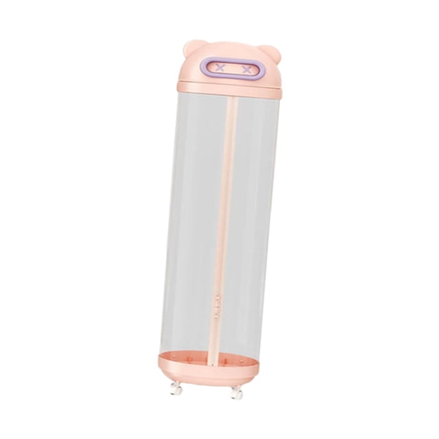 DOLITY Toy Box Storage Case Portable Container Stable Cute Tall Container Organizer Bin for Nursery Household Playroom Puzzles Balls pink S
