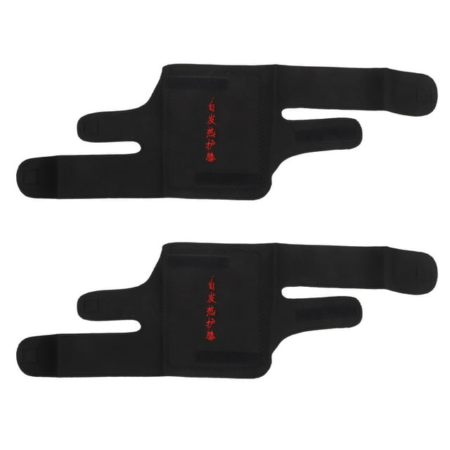 Heating Knee Brace Wraps, Heating Knee Pads 2pcs Adjustable for Office