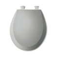 thumbnail image 1 of Bemis 500EC 162 500EC162 Siège de Toilette, 1 Pack Rond, Argent, 1 of 3