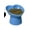 Blue, variant on Heart‑shaped Elevated Pet Bowl Angled Tilted Raised Pet Food Water Bowl Neck‑friendly Tall Stand Feeding Dish Anti‑spill Raised Bowl for Cats Small Dogs,1pack