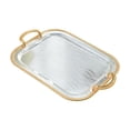 thumbnail image 4 of Bandeja de servicio rectangular con asas, antideslizante, de lujo, decorativa. M, 4 of 9