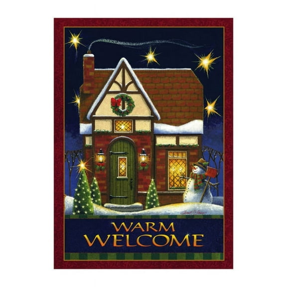 Flag, House Size Flag, Warm Welcome