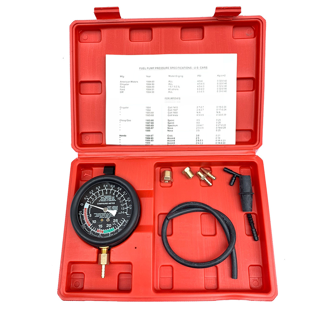 Iuhan Fuel Pump & Vacuum Tester Gauge Leak Carburetor Pressure