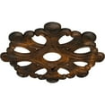 thumbnail image 3 of Ekena Millwork 20 7/8"OD x 3 5/8"ID x 1"P Angel Ceiling Medallion (Fits Canopies up to 4 3/8"), Hand-Painted Rust, 3 of 7