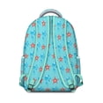 thumbnail image 3 of Beach and Sea Creatures Student Backpack Durable Waterproof Composite Oxford Cloth with Tropical Seahorse and Fish Print, Adjustable Straps, Large Capacity for Outdoor and Daily Commuting, 3 of 6