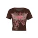 thumbnail image 1 of Blusas de verano para mujer, camiseta ajustada de manga corta con cuello redondo, ropa de calle XBTCLXEBCO short sleeve, 1 of 6