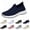 Navy, variant on Womens Orthopedic Shoes Arch Support Non Slip Slip on Nurse Shoes Breathable Mesh Stretch Business Casual Shoes Soft 2026 New Orthopedic Shoes Black