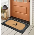 thumbnail image 4 of A1HC Natural Rubber & Coir 24x39 Monogrammed Doormat For Front Door, Anti-Shed Treated Durable Doormat for Outdoor Entrance, Heavy Duty, Low Profile, Easy to Clean, Long Lasting Front Porch Entry Rug, 4 of 7