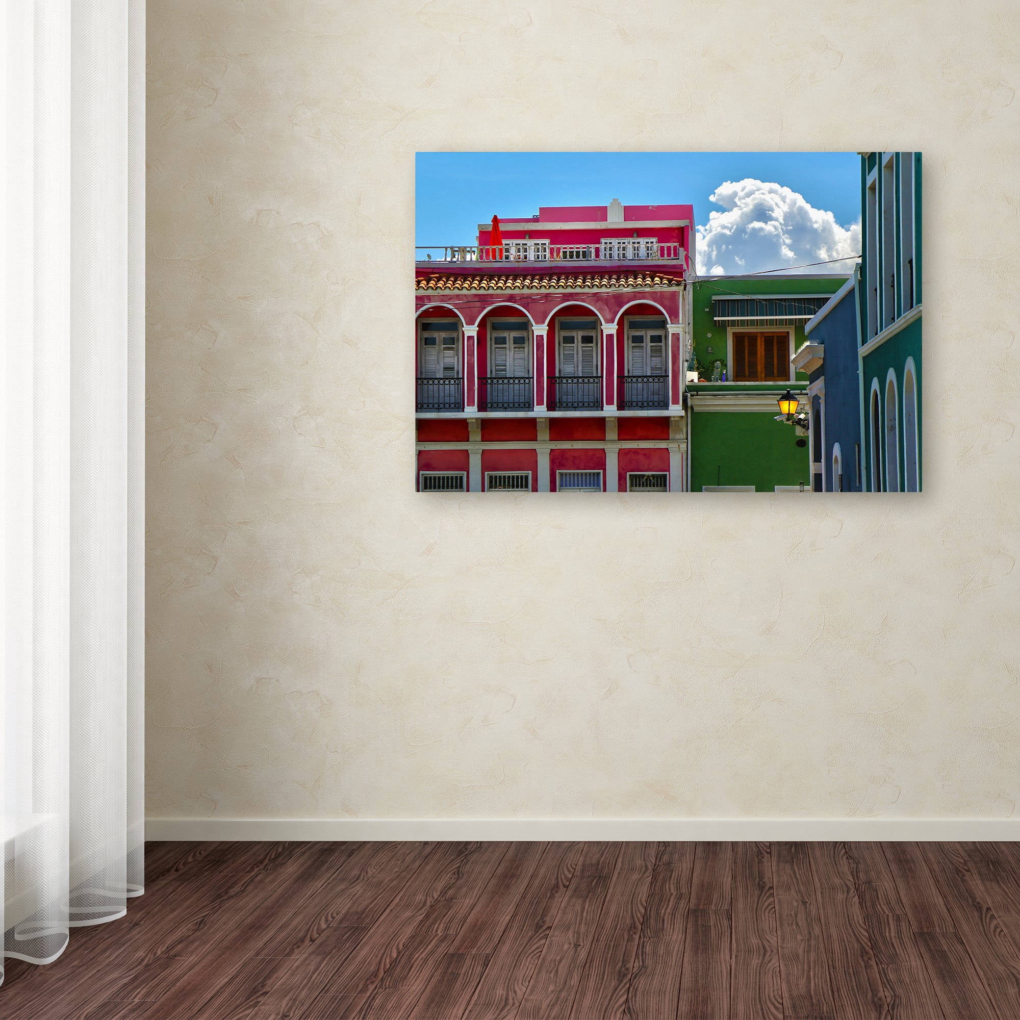 Trademark Fine Art "Old San Juan 10" Canvas Art by CATeyes