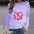 thumbnail image 2 of Nmnitkp Breast Cancer Awareness Sweatshirt Women In October We Wear Breast Cancer Print Breast Cancer Survivor Sweatshirt, 2 of 4