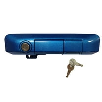 Pop and Lock PL5502 Manual Tailgate Lock; Full Handle Replacement; Speedway Blue; Standard Lock; Fits select: 2005-2015 TOYOTA TACOMA