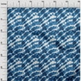 thumbnail image 2 of oneOone Cotton Jersey Dark Blue Fabric Print Shibori Sewing Fabric By The Yard Printed Diy Clothing Sewing Supplies 58 Inch Wide, 2 of 2