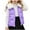 Purple, variant on UQJfacai Girls Puffer Vest Trendy Faux Fur Collared Sleeveless Zip Up Quilted Jackets Casual Lightweight Winter Warm Padded Gilet Coats 2-12 Years