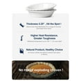 thumbnail image 3 of LE TAUCI 52 OZ Ceramic Baking Dish, 9" Pie Pan for Pumpkin Pie Chicken Pot Pie Tart Pan, White Bakeware for Christmas, 3 of 10