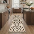 thumbnail image 4 of GENIMO 5'x7' Area Rug for Living Room, Machine Washable Non Slip Low Pile Rug for Bedroom Dining Room, Boho Bohemian, Earthy Brown, 4 of 7
