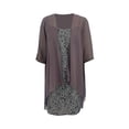 thumbnail image 3 of Vestido Vestido de fiesta de festival de moda casual de trajes elegantes de 2 piezas para mujer (Gris XXXL) Ygjytge Gris T 3EG para Mujer, 3 of 7