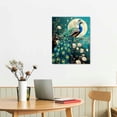 thumbnail image 3 of Acheng  Beautiful Peacock Canvas  Wall Decor HD Print Wall Art for Living Room Bathroom Bedroom Decoration  16x20 in, 3 of 5
