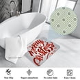 thumbnail image 3 of Christmas Polyester Non-Slip Machine Washable Bath Rug Indoor Rug Door Carpet, 3 of 6