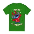 thumbnail image 1 of Lilo & Stitch T-Shirts de Noël Laids pour Hommes, 1 of 4