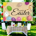 thumbnail image 4 of pathside Easter Backdrop,Happy Easter Banner, Easter Banners Decorative Photos Backgrounds Easter Decorations Activities Outdoor Party Supplies Easter Decorations for the Home Yard Party Supplies, 4 of 6
