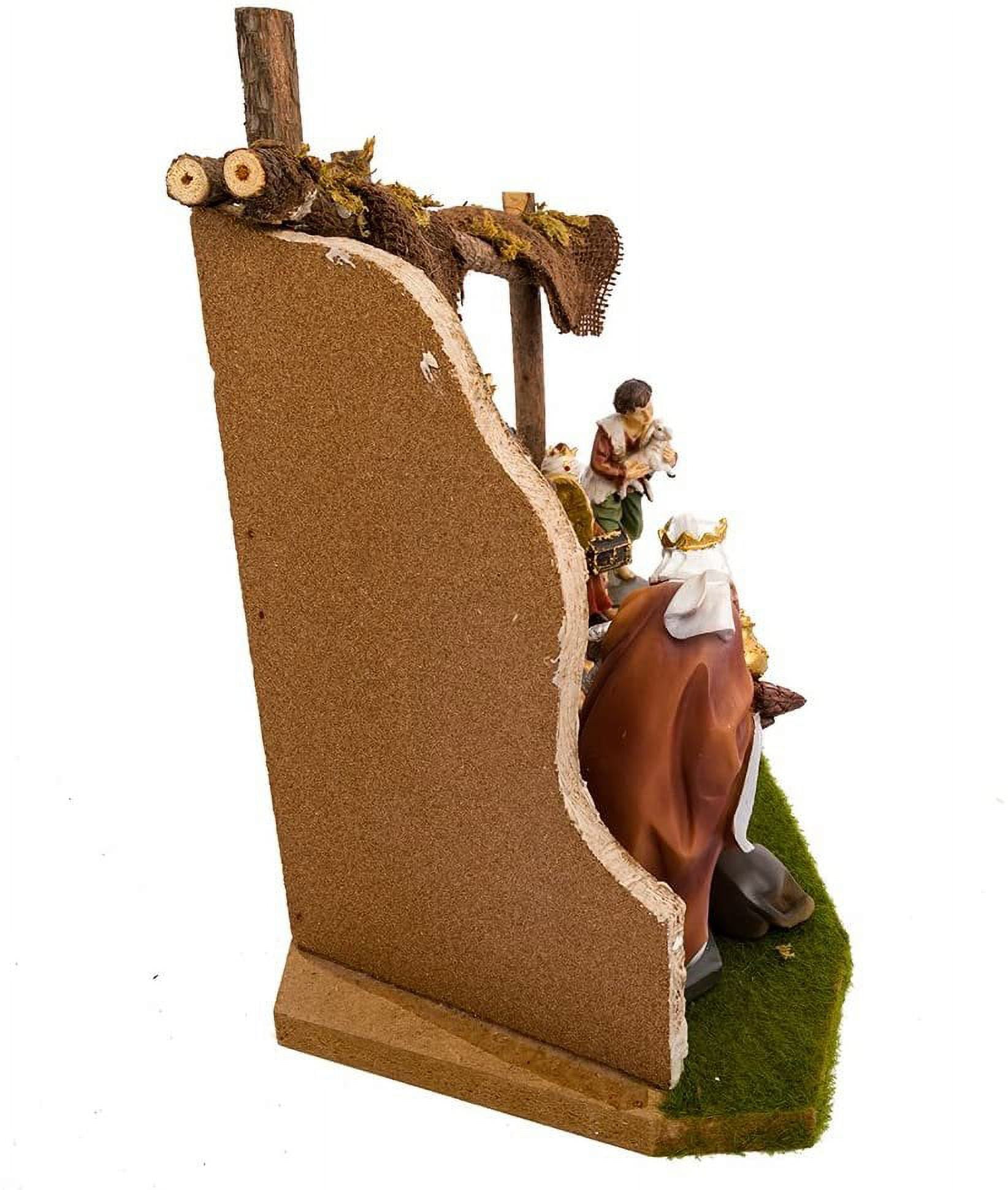 Kurt Adler Krippen Set 15,2cm - 11 Figuren Inkl. Jesus, Maria, Josef & Tiere