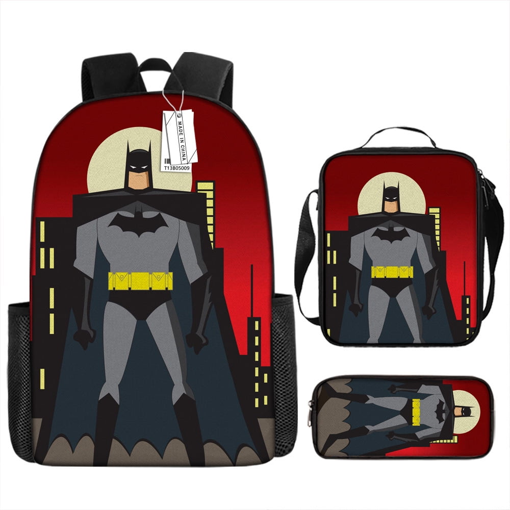 Marvel Batman Backpack Student Backpack Computer Bag ZJKDGJKJ