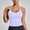 Purple, variant on Women's Sports Tank Tennis Top with Built-In Bra Racerback for Fitness Training Running and Everyday Activewear in Solid Design Black XS