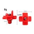 thumbnail image 4 of Xihbxyly Bebedero Automático para Pollos, Sistema de Resorte Integrado, Seguro y Fácil de Usar, Práctico Bebedero para Aves, Ideal para Granjas, Juego de 5 Piezas, Rojo, Plástico., 4 of 5