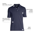 thumbnail image 4 of Lands' End Men's Premium American-Grown Supima Cotton Polo Shirt, Short Sleeve, Pocket - Big & Tall Sizes Available, 4 of 8