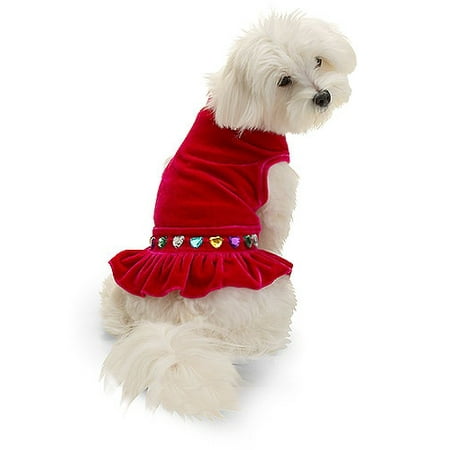 SimplyDog Pink Jewel Dress
