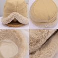 thumbnail image 4 of SikaFu Winter Plush Hat Children's Korean Edition Plush Thickened Lamb Hair Fisherman Hat Warm Ear Protection Bowl Hat Water Bucket Hat, 4 of 9