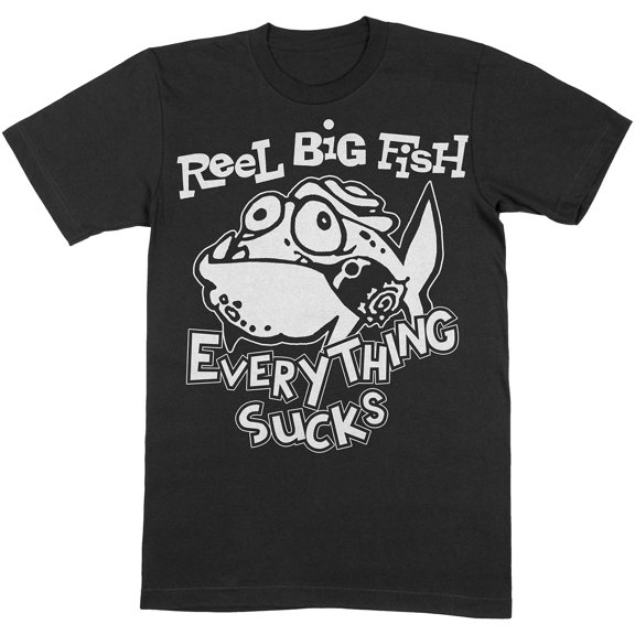 Men's Reel Big Fish Silly Fish Slim Fit T-shirt Small Black