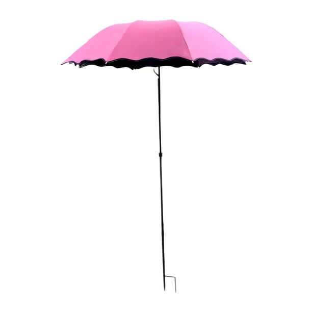 MTBLYS Sombrilla parasol | Sombrilla de patio con protección UV | Estaca en forma de H | 1,67 m | Cubierta para macetas de exterior | Decoración de jardín