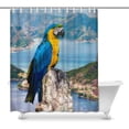 thumbnail image 1 of MKHERT Blue and Yellow Macaw in Rio De Janeiro Brazil Decor Waterproof Polyester Bathroom Shower Curtain Bath Decorations 66x72 inch, 1 of 1