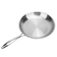thumbnail image 3 of Sartén para cocinar, sartén para panqueques de acero inoxidable de 30 x 5 cm Olla de acero inoxidable Diseño de clase mundial, 3 of 9